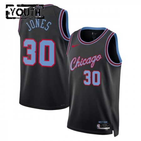 Dres Chicago Bulls Tre Jones Nike 2025-26 City Edition Crno Swingman - Dječji